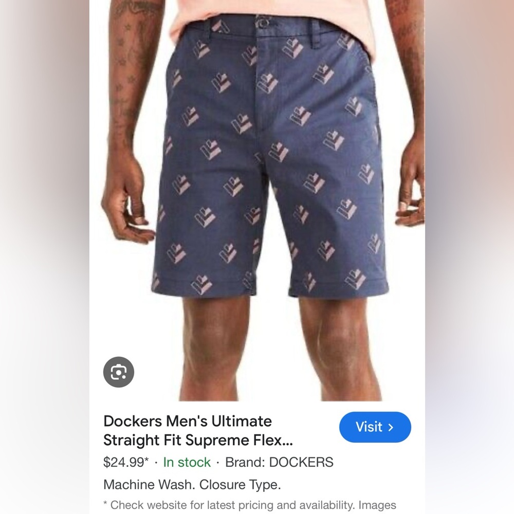 Dockers Men's Ultimate Straight Fit Supreme Flex Shorts